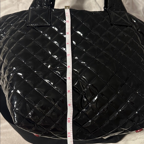 MZ Wallace Black Lacquer Quilted Bag - Picture 12 of 15